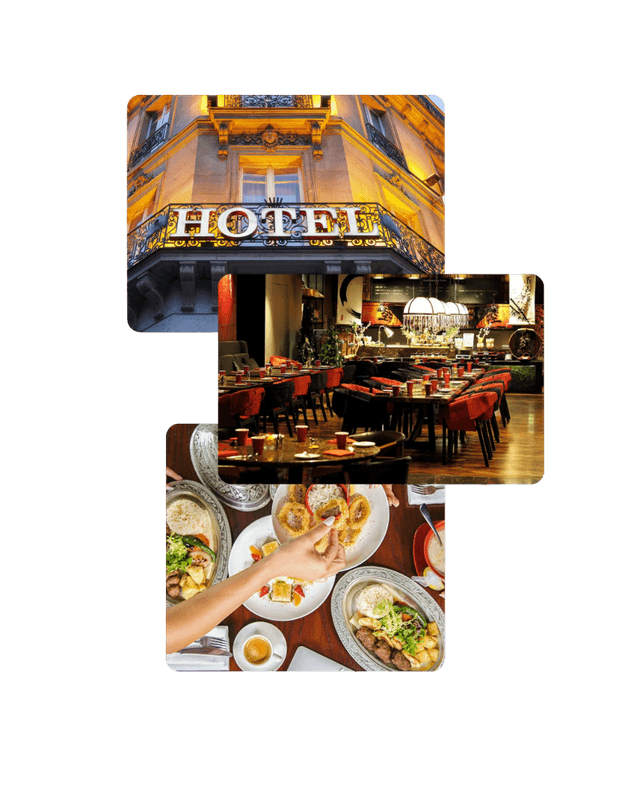 Restaurants & Hospitality ad example