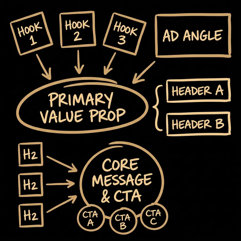 AI brainstorming flowchart